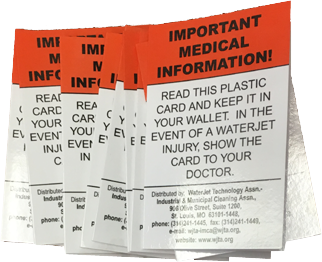 WJTA Medical Alert Card